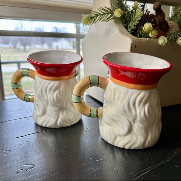 SET-2, VINTAGE, DEPT. 56, SANTA CRUISE TOBY MUGS FROM THE ST. NICK GETAWAY COLL. - Picture 4 of 9